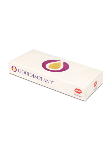 LIQUIDIMPLANT Labium täyteaine labbra silloitettu hyaluronihappo 1 ml Derminen täyteaine LIQUDIMPLANT Novacutis LABIUM