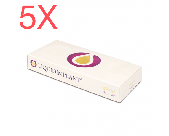 5 bucati - LIQUIDIMPLANT Sub Cutis deep wrinkle filler 5x1ml
