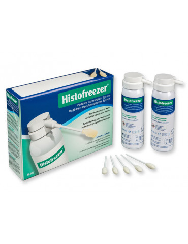 Crioterapia Histofreezer 2x frascos de 80ml + 52 aplicadores de 5mm Criocirugía y crioterapia Gima 30592