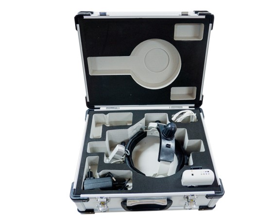 Hjelm med GIMA LED-forlygte - 75000 lux Hjelme med LED-lys Gima 30939