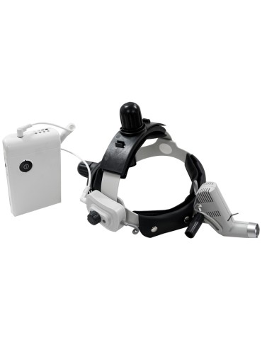 Hjelm med GIMA LED-forlygte...