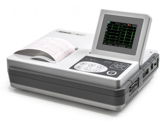 EDAN SE-3 ECG met 3-kanaals kleurendisplay met interpretatie