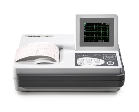 ECG EDAN SE-3 avec écran couleur à 3 canaux avec interprétation Électrocardiographes 1 à 3 canaux Gima 33333