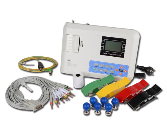 ECG CONTEC 100G ad 1 canale con displayElettrocardiografi da 1 - 3 canali Gima 33220