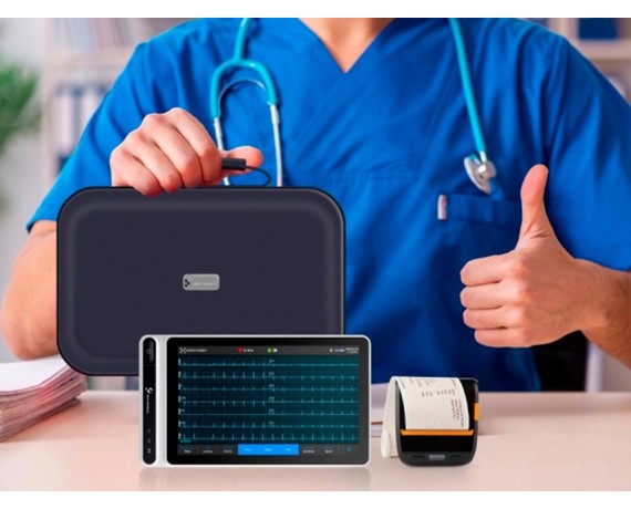 Tableta ECG NEO S120 con pantalla táctil Electrocardiógrafos de 3 - 6 - 12 canales Gima 54230