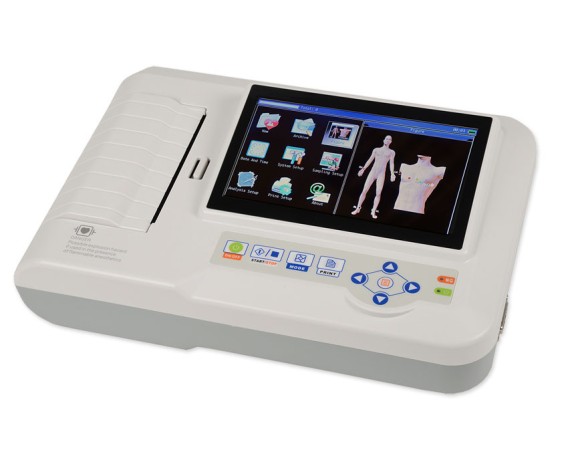 CONTEC 600G ECG 3 et 6 canaux avec afficheur et imprimante Électrocardiographes 3 - 6 - 12 canaux Gima 33222