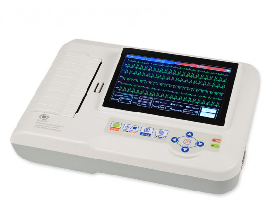 CONTEC 600G ECG 3 et 6 canaux avec afficheur et imprimante Électrocardiographes 3 - 6 - 12 canaux Gima 33222