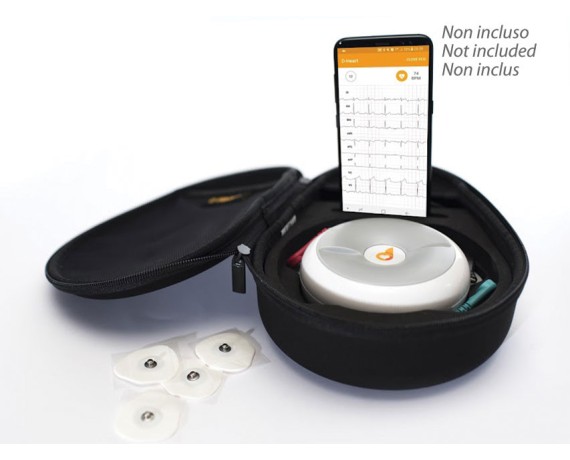 ECG pentru smartphone D-HEART portabil cu 8/12 canale Electrocardiografie pentru telefoane inteligente Gima 33247