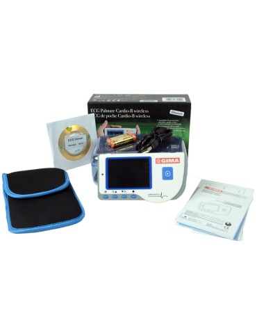 Cardio B -kämmenlaite EKG Bluetoothilla ja ohjelmistolla, Gima 33259 -kämmenlaite, EKG