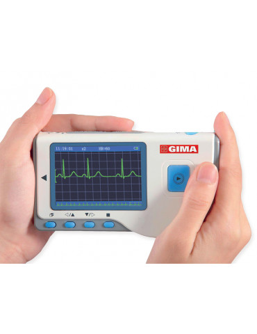 ECG portable Cardio B avec Bluetooth et logiciel Électrocardiographe portatif Gima 33259