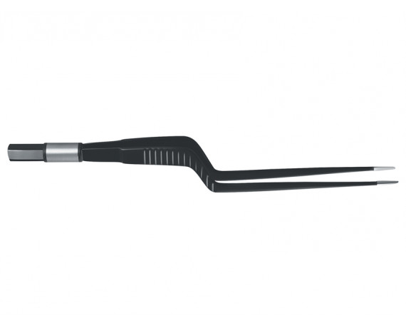 Pinza bipolare non aderente non-stick a baionetta 18 cm