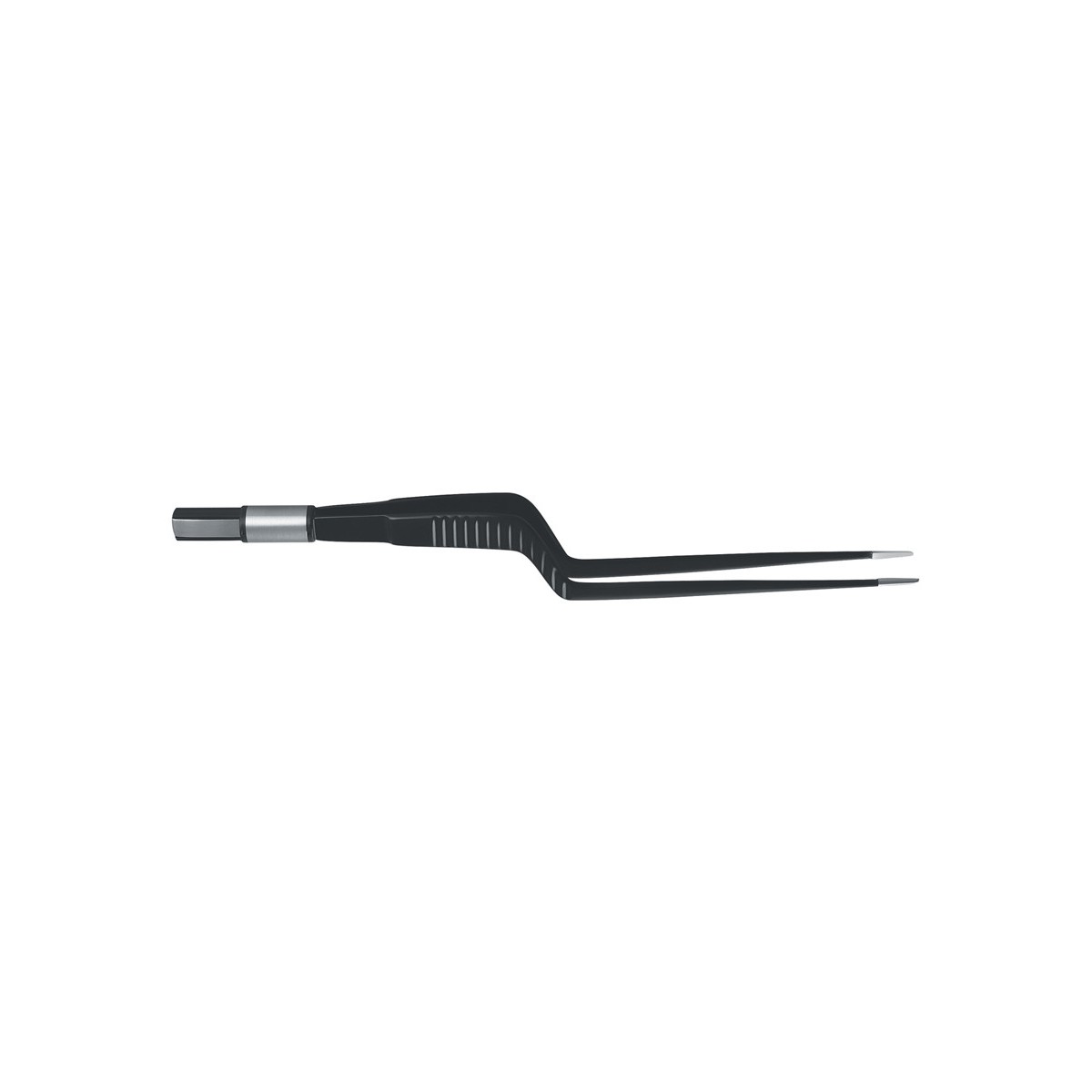 Non-stick bayonet bipolar forceps 18 cm Non-Adherent Bipolar Forceps Gima 30468