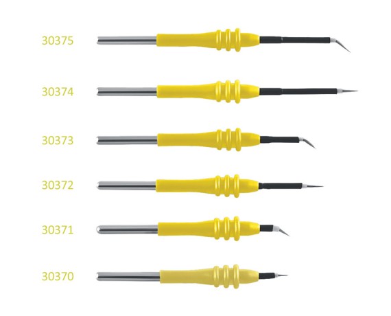 Electrodo de aguja de tungsteno - recto 7 cm desechable 10 piezas Electrodos desechables Gima 30374