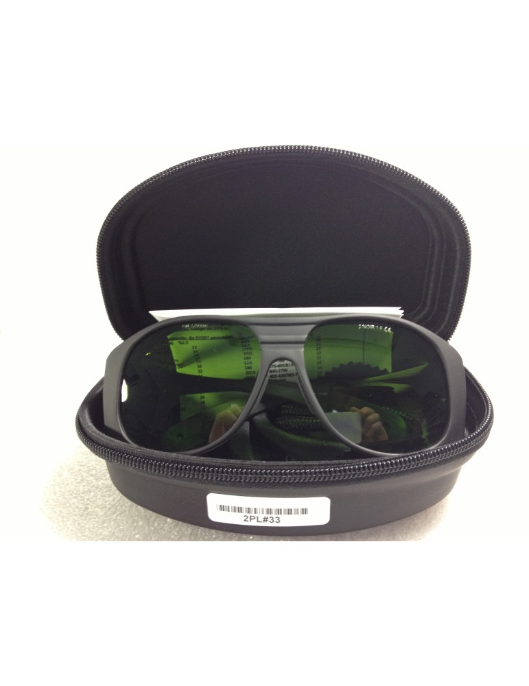 Gafas de luz de pulso ancho de banda anchaNoIR LaserShields 2PL-33 Gafas de luz de pulso ancho de banda anchaNoIR LaserShields 2PL-33