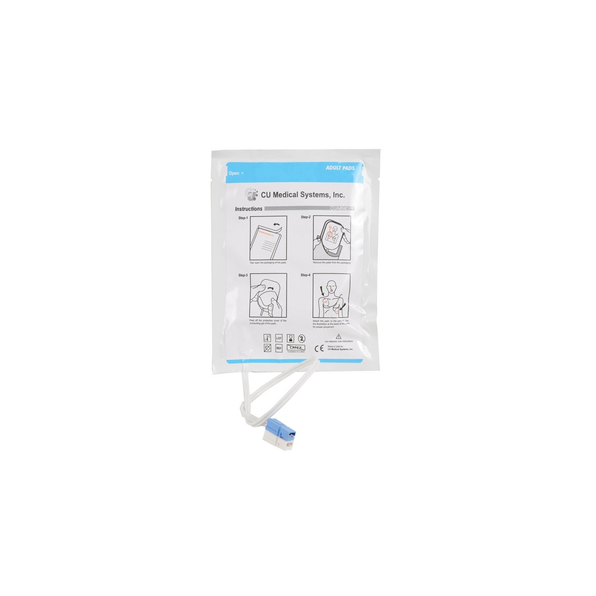 Palettes adultes Défibrillateurs iPAD originaux iPAD CU Défibrillateurs médicaux Gima 33441