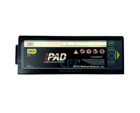 Lithium battery for i-PAD CU Medical defibrillators non-rechargeable iPAD CU Medical defibrillators Gima 35346