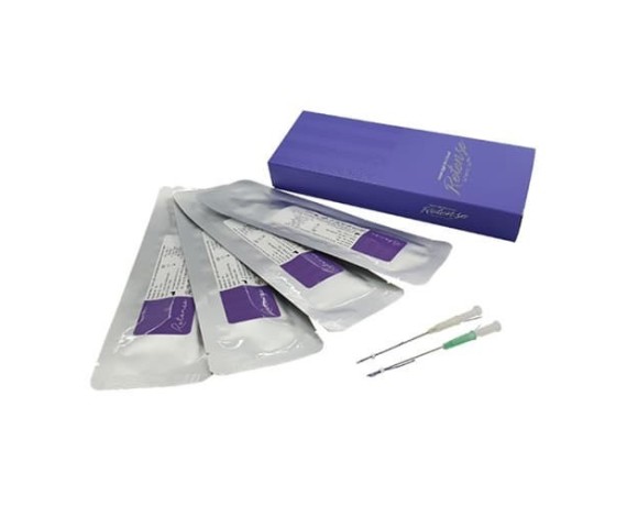 OEM vonóhuzalok Retense 19G 38mm csőzoknival L típusú kanüllel Vonószálak cső alakú zoknival Hyundae Meditech RTSL1938L50