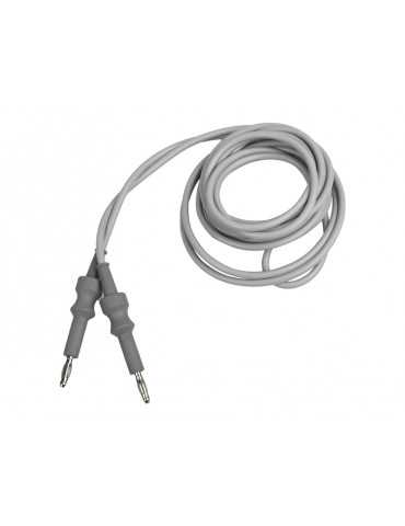 Monopolar cable for electrosurgical MB 4mm male - male Accessories for electrosurgical units Gima 30610