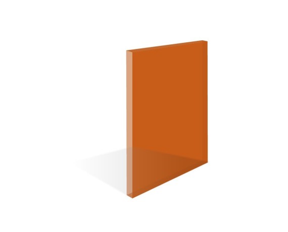 Laserbeskyttelsesvindue til Nd:YAG, DBW125-filter, tykkelse 3,68 mm Laserbeskyttelsesvinduer NoIR LaserShields DBW125