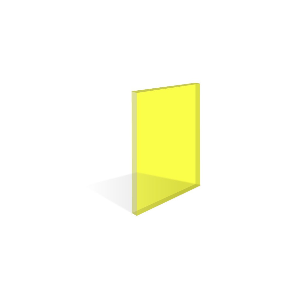 Finestra di protezione per laser blu , filtro YLW125, spessore 3,17 mmFinestre di protezione laser NoIR LaserShields YLW125