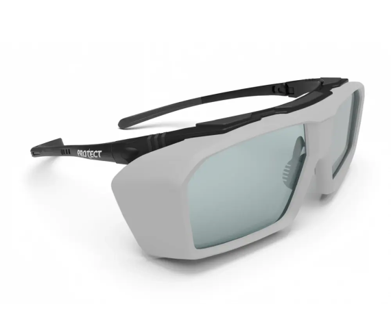 Laserske zaštitne naočale STARLIGHT Plus, filter - 0431, sivi okvir (prikladne i za one koji nose naočale) Naočale za Nd:Yag ...