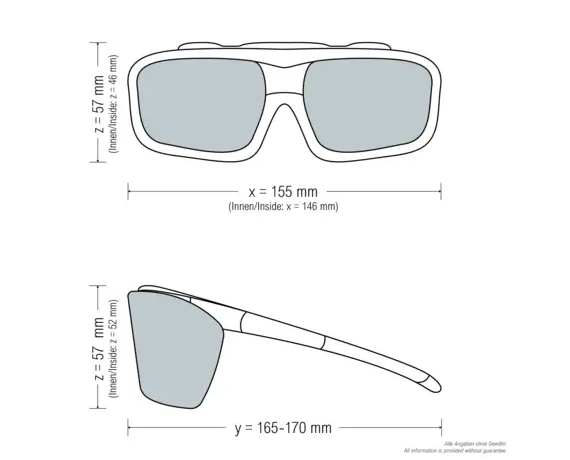 Laser safety goggles STARLIGHT Plus, filter - 0431, frame color gray (suitable also for spectacles wearer) Nd:Yag Laser Glass...