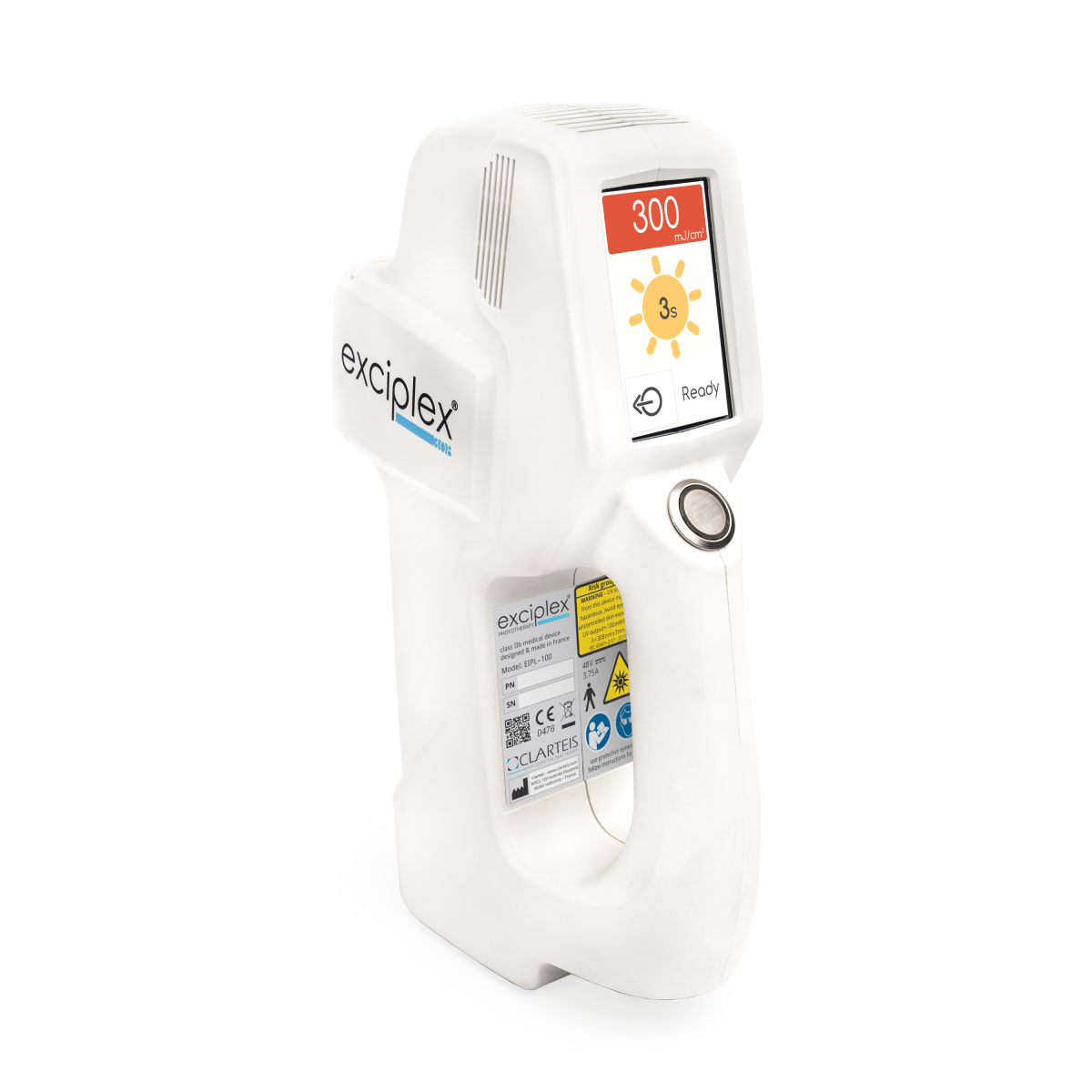 Exciplex lokaliseret fototerapisystem med excimerlampe Delvise enheder Clarteis EXCIPLEX