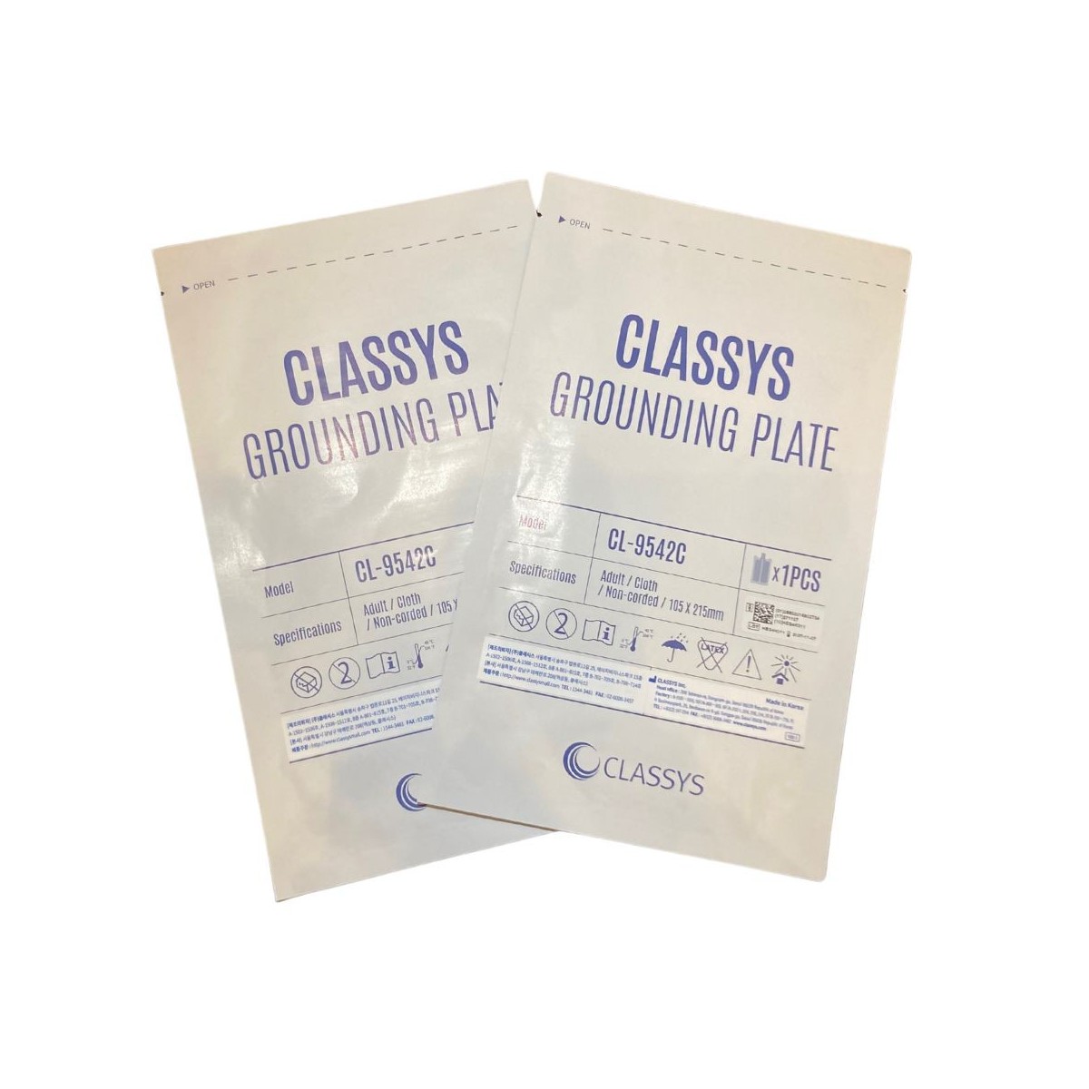 Volnewmer jordingsplade patientreturplade 25 stk. Classys reservedele og forbrugsvarer Classys CL-9542C