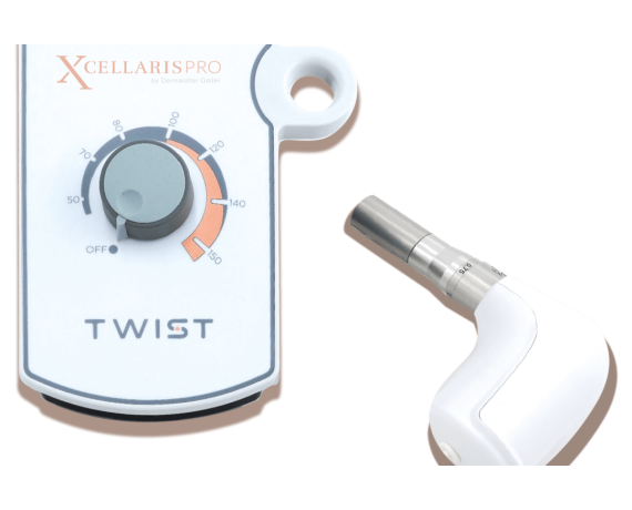 XCellaris PRO TWIST Dispositivo de Agulhamento Médico Original Dermaroller XCellaris Pro Twist Dermaroller VK-1100.213.01