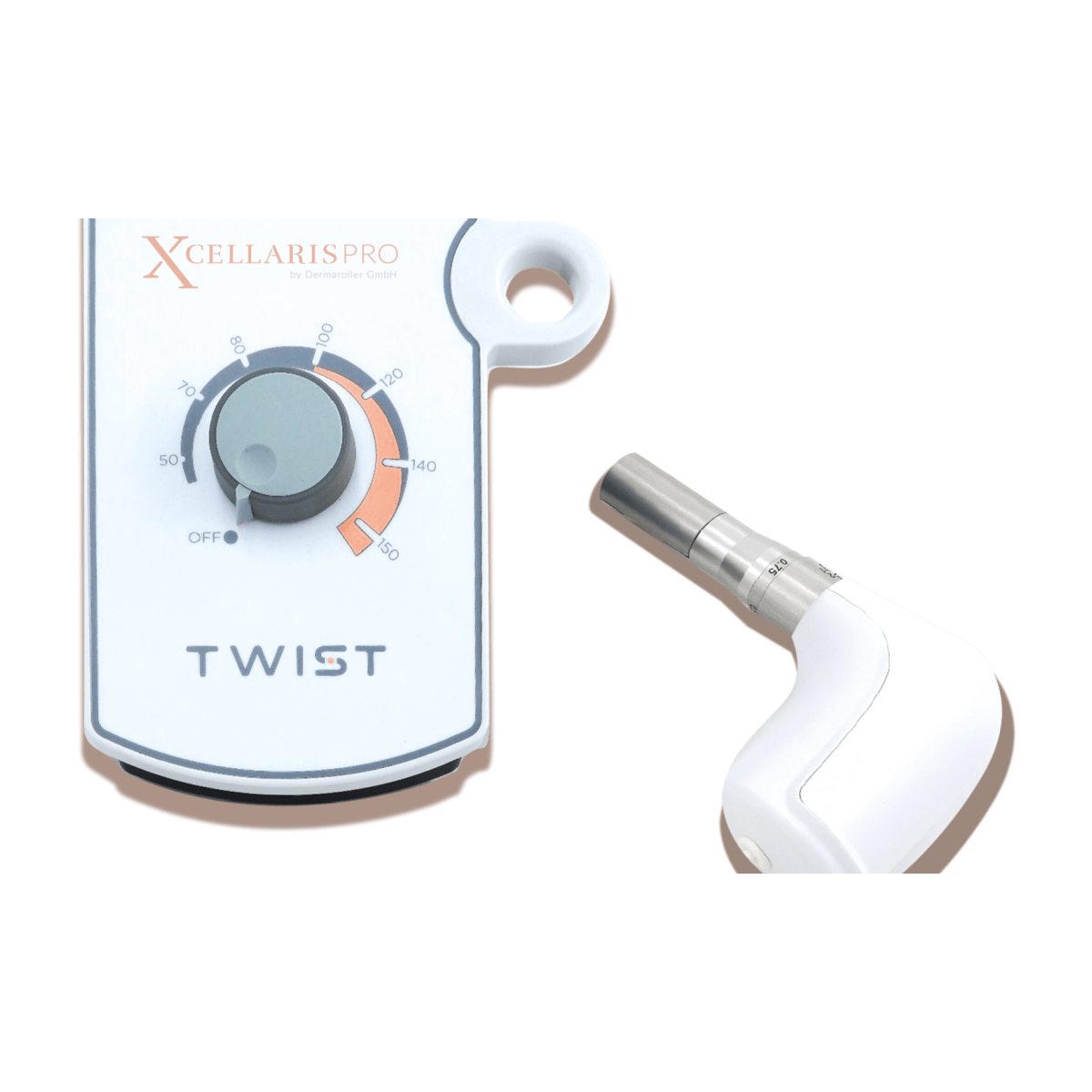 XCellaris PRO TWIST Dispositif de microneedling médical original Dermaroller XCellaris Pro Twist Dermaroller VK-1100.213.01