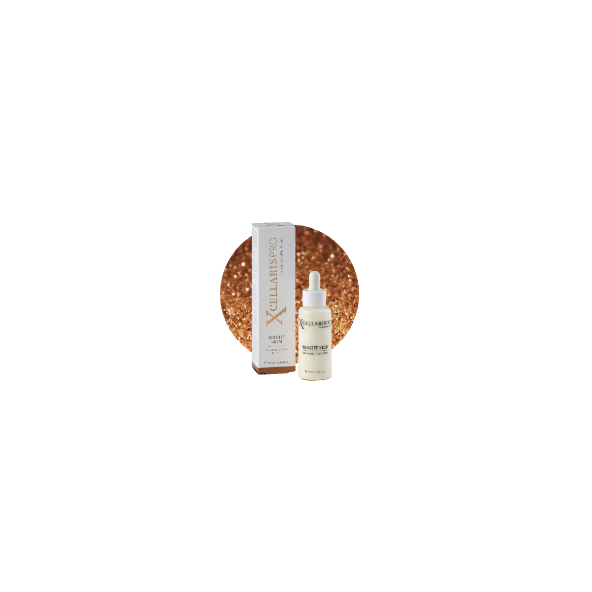 Xcellaris Pro Bright Skin Lotion - Original Dermaroller Brightening Skin Lotion 50ml Dermaroller/Needling Dermaroller VK-0011...