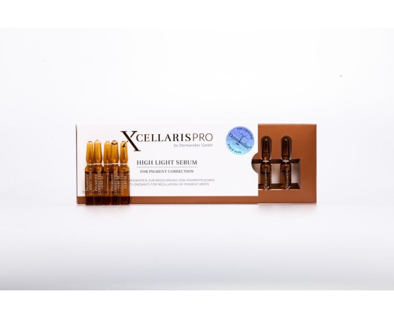 XCellarisPRO High Light Serum - Brightening Skin Serum 7x2ml Dermaroller/Needling Dermaroller VK-0011.017.01