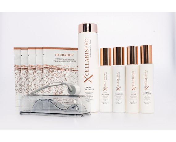 XcellarisPro Acne Concept - Aknés hegek kezelőkészlet dermarollerrel Kit Dermaroller koncepció Dermaroller VK-1100.204.01