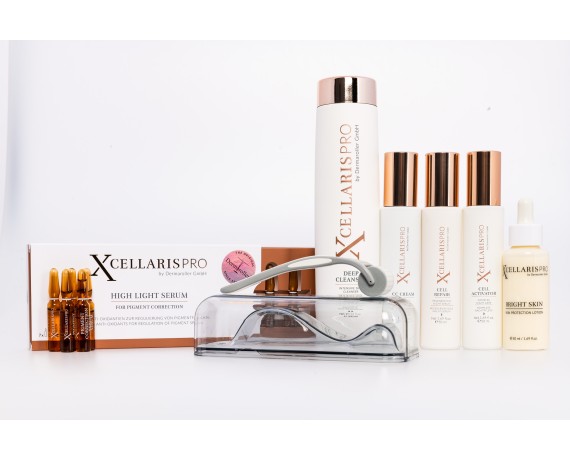 XcellarisPro Sun Damage Concept - Complete Protocol for Sun Damage and Hyperpigmentation Kit Dermaroller Concept Dermaroller ...