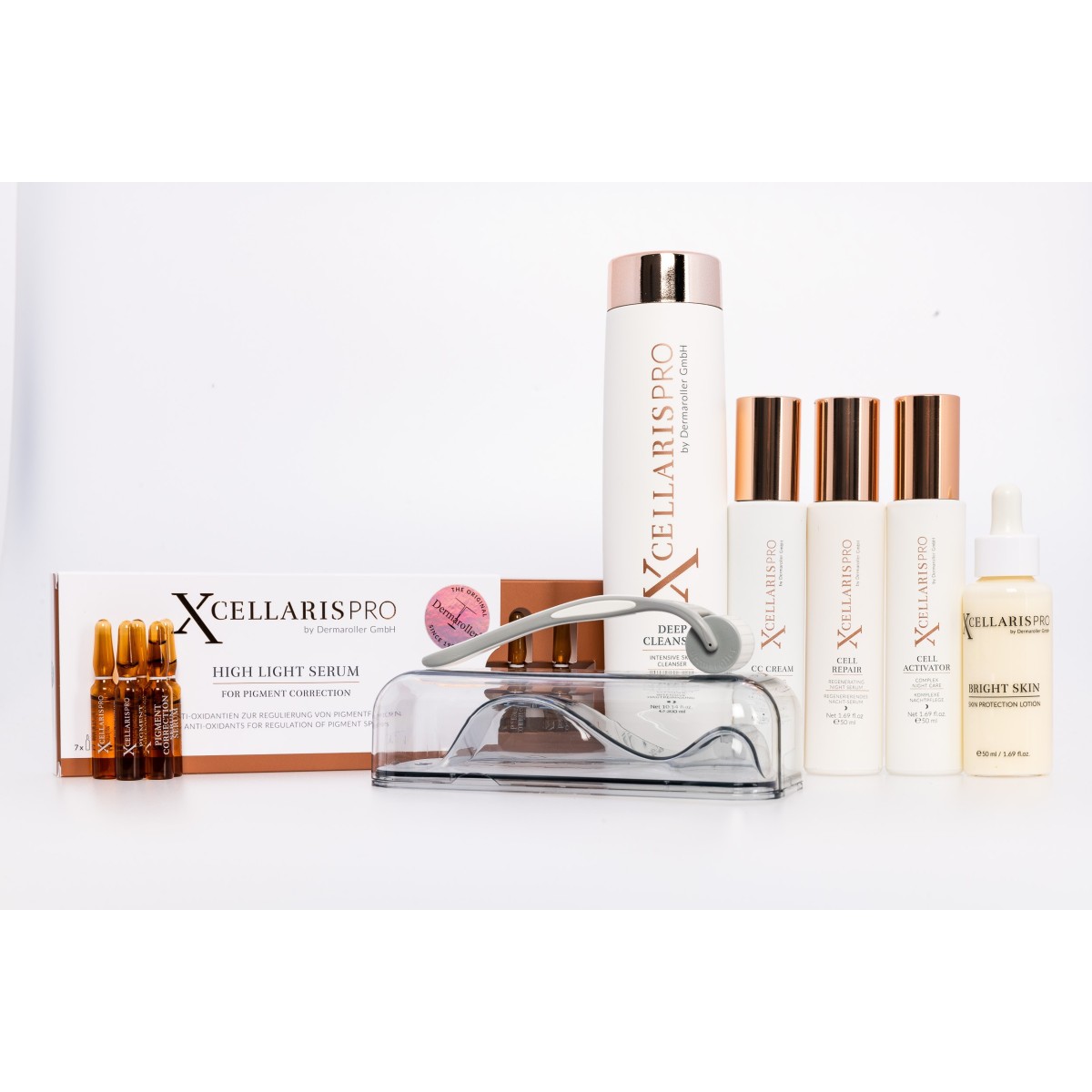 XcellarisPro Sun Damage Concept - Complete Protocol for Sun Damage and Hyperpigmentation Kit Dermaroller Concept Dermaroller ...