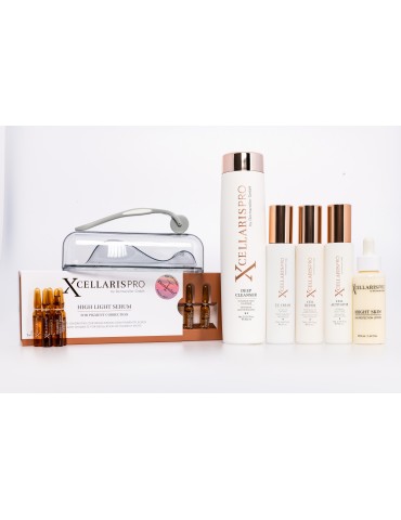 XcellarisPro Sun Damage Concept - Complete Protocol for Sun Damage and Hyperpigmentation Kit Dermaroller Concept Dermaroller ...