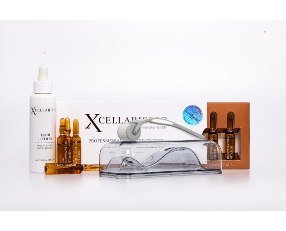 Conceptul de cădere a părului XcellarisPro - Protocol complet pentru căderea părului Kit Dermaroller Concept Dermaroller VK-1...