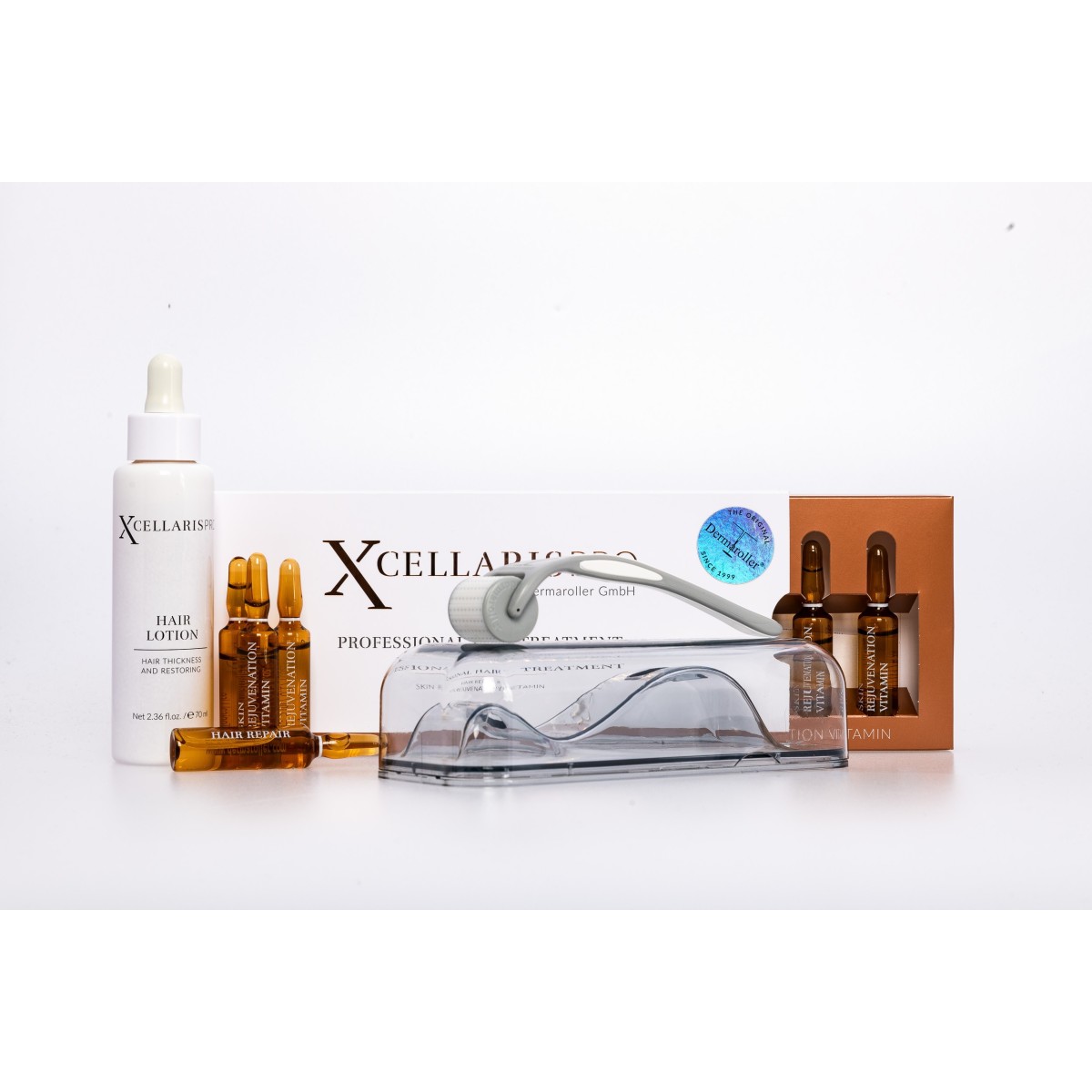 XcellarisPro Hair Loss Concept - Complete Hair Loss Protocol Kit Dermaroller Concept Dermaroller VK-1100.203.01