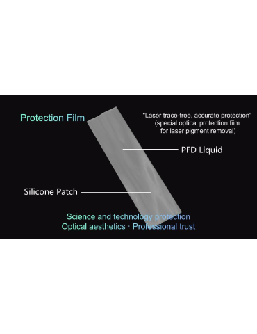 Patch PFD en silicone pour le détatouage - Patch jetable contenant de la perfluorodécaline pour le détatouage au laser Patchs...