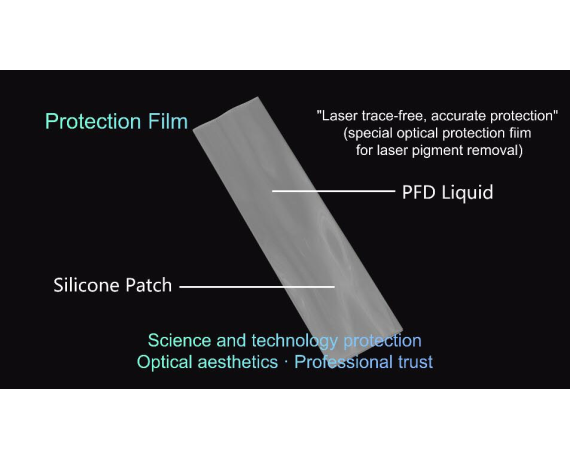 Patch PFD en silicone pour le détatouage - Patch jetable contenant de la perfluorodécaline pour le détatouage au laser Patchs...