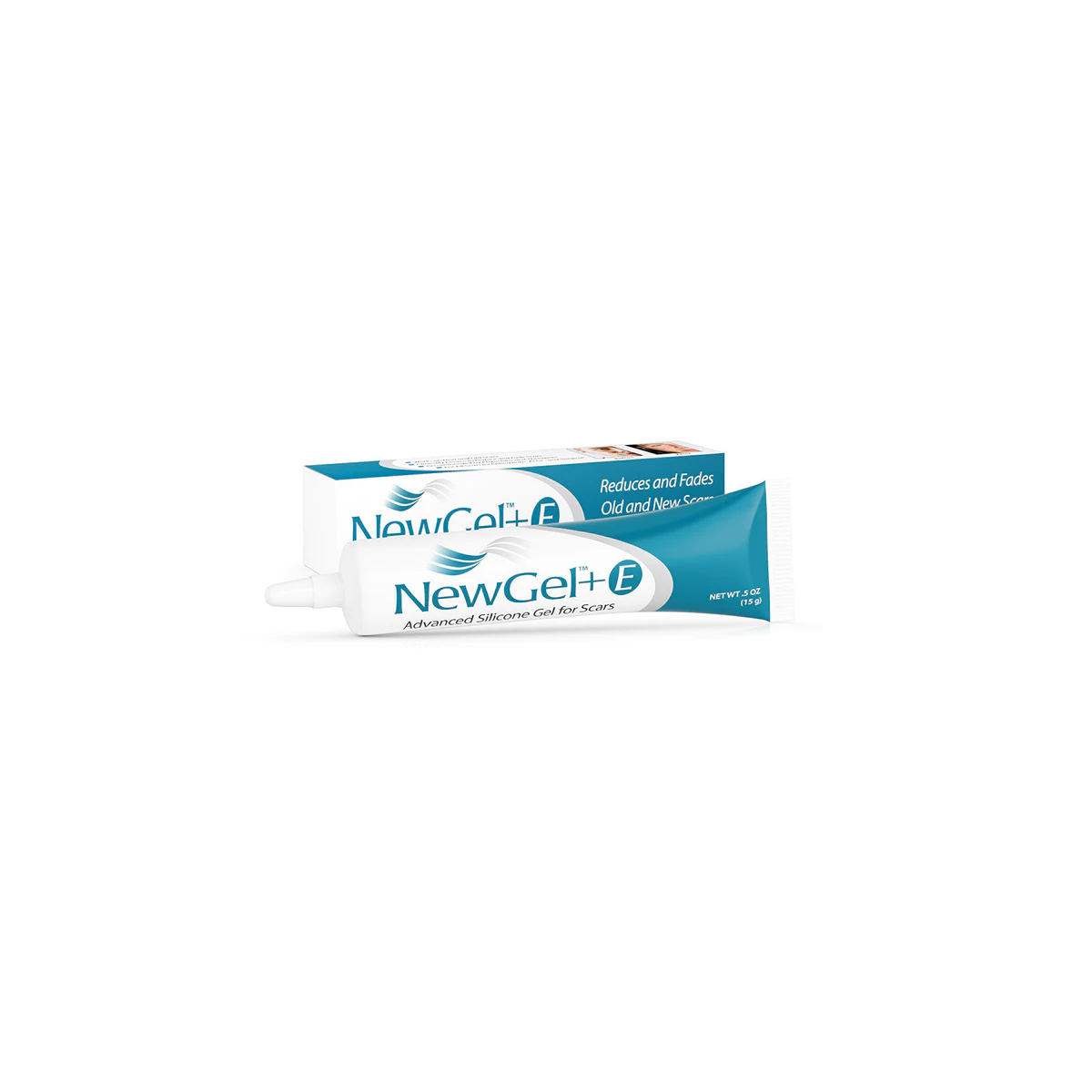 Gel de silicone NewGel+E pour le traitement des cicatrices 15 g avec vitamine E - Boîte de 10 Gel de silicone pour le traitem...