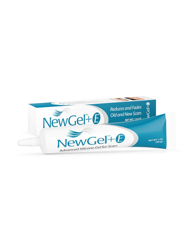 NewGel+E Silicone Gel for the Management of Extensive Scars 30g with Vitamin E - Box of 10 Silicone Gel for Scar Management N...