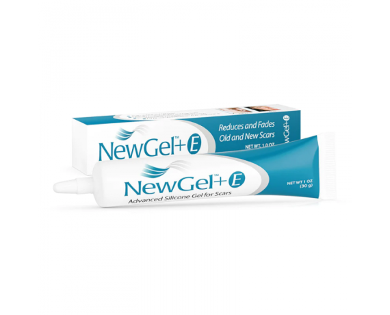 NewGel+E Gel de Silicone para o Tratamento de Cicatrizes Extensas 30g com Vitamina E - Caixa com 10 unidades Tratamento de ci...