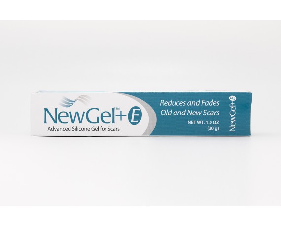 NewGel+E Silikongel zur Behandlung großflächiger Narben, 30 g mit Vitamin E – Packung mit 10 Stück Silikongel zur Narbenbehan...