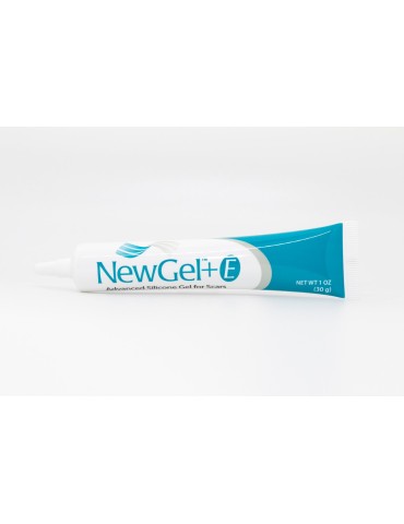 Gel de silicona NewGel+E para el tratamiento de cicatrices extensas 30 g con vitamina E - Caja de 10 Manejo de cicatrices New...