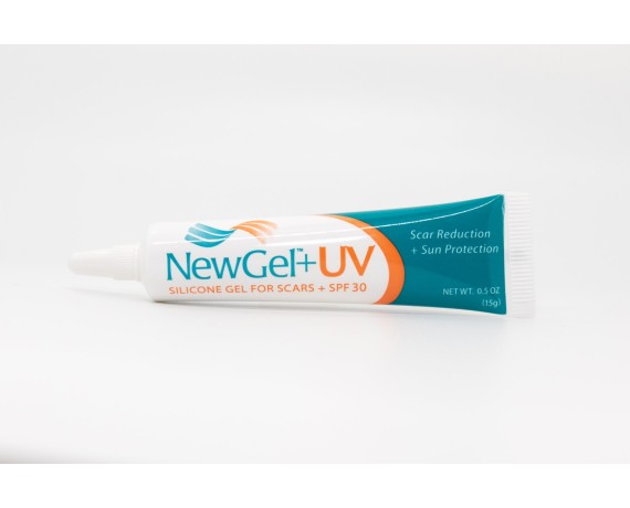 Gel de silicone NewGel+UV pour le traitement des cicatrices 15 g avec protection UV - Boîte de 10 Gel de silicone pour le tra...