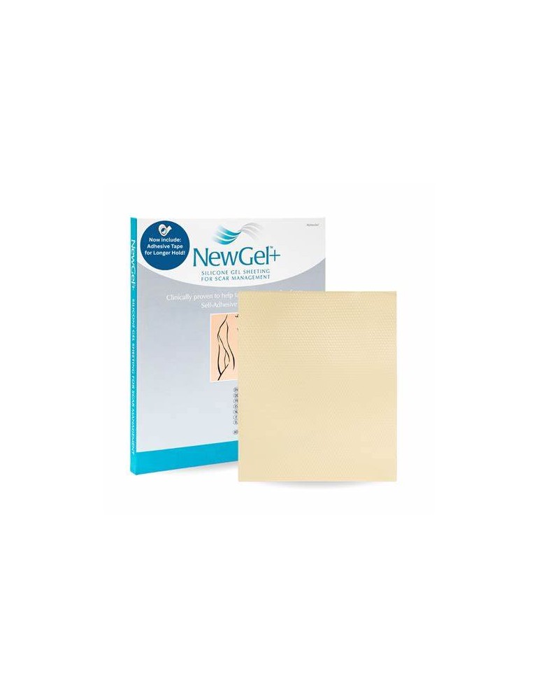 NewGel+ Medizinische Silikonfolie zur Narbenbehandlung, 12 x 15 cm, 10 Stück pro Packung Narbenmanagement Newmedical Technolo...
