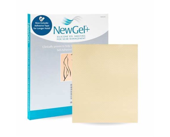NewGel+ Foglio Silicone Medicale per gestione cicatrici 12x15 cm box 10 pezzi