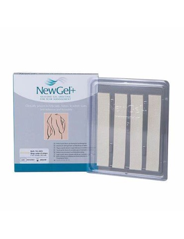 Folie medicală din silicon NewGel+ pentru gestionarea cicatricilor 2,5x15 cm 10 cutii a câte 4 bucăți Gestionarea cicatricilo...