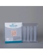 Pansements en silicone médical NewGel+ pour le traitement des cicatrices 2,5 x 15 cm, 10 boîtes de 4 pièces Feuilles de silic...